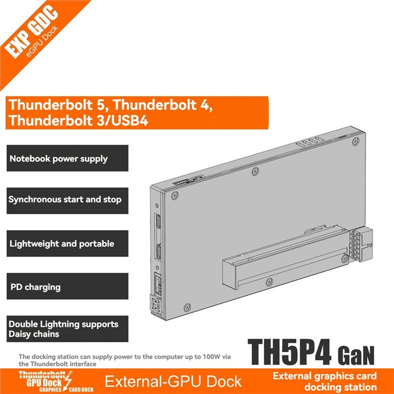 Station d'accueil X64A-EGPU po - Gpu External Dock Egpu Thunderbolt 4 avis et prix